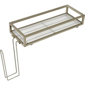 Over-the-toilet Tray with Toilet Paper Holder